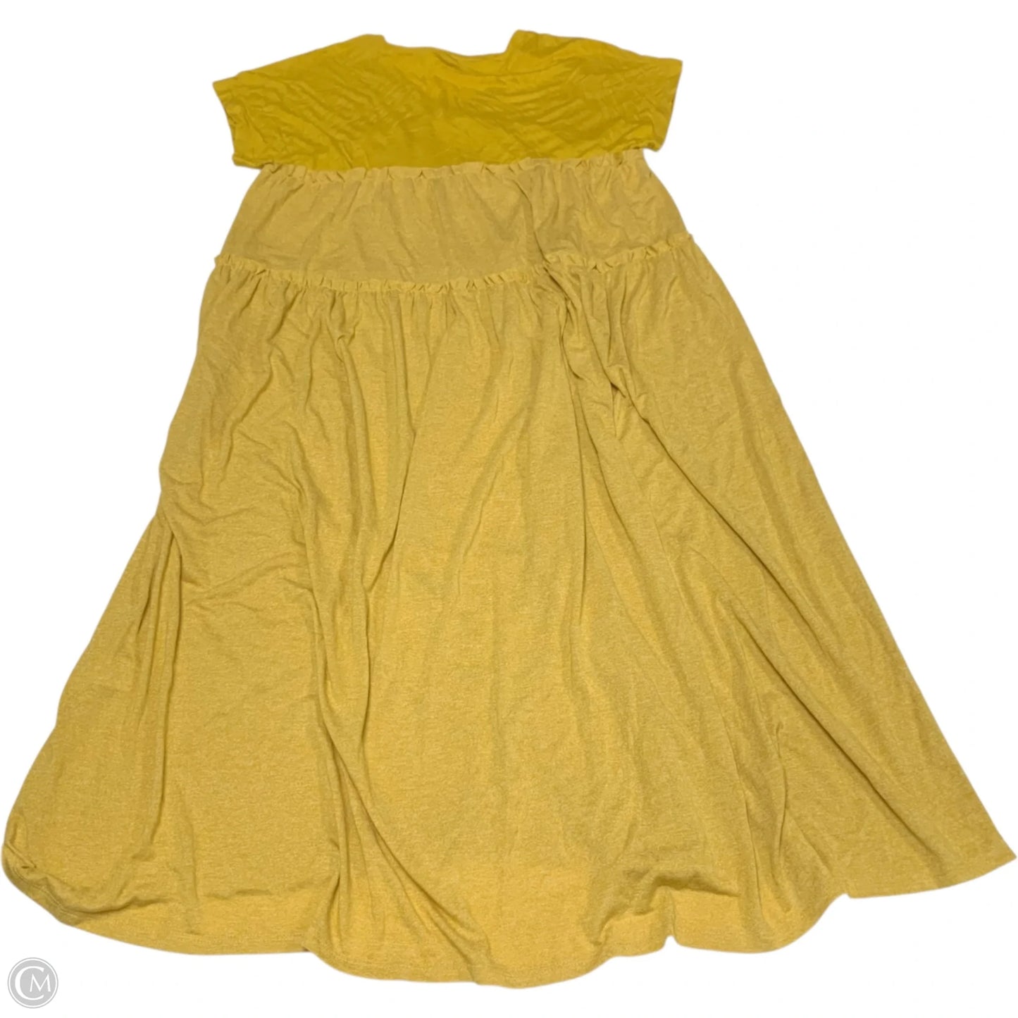Dress Casual Midi By Saturday/sunday In Yellow, Size: Xs