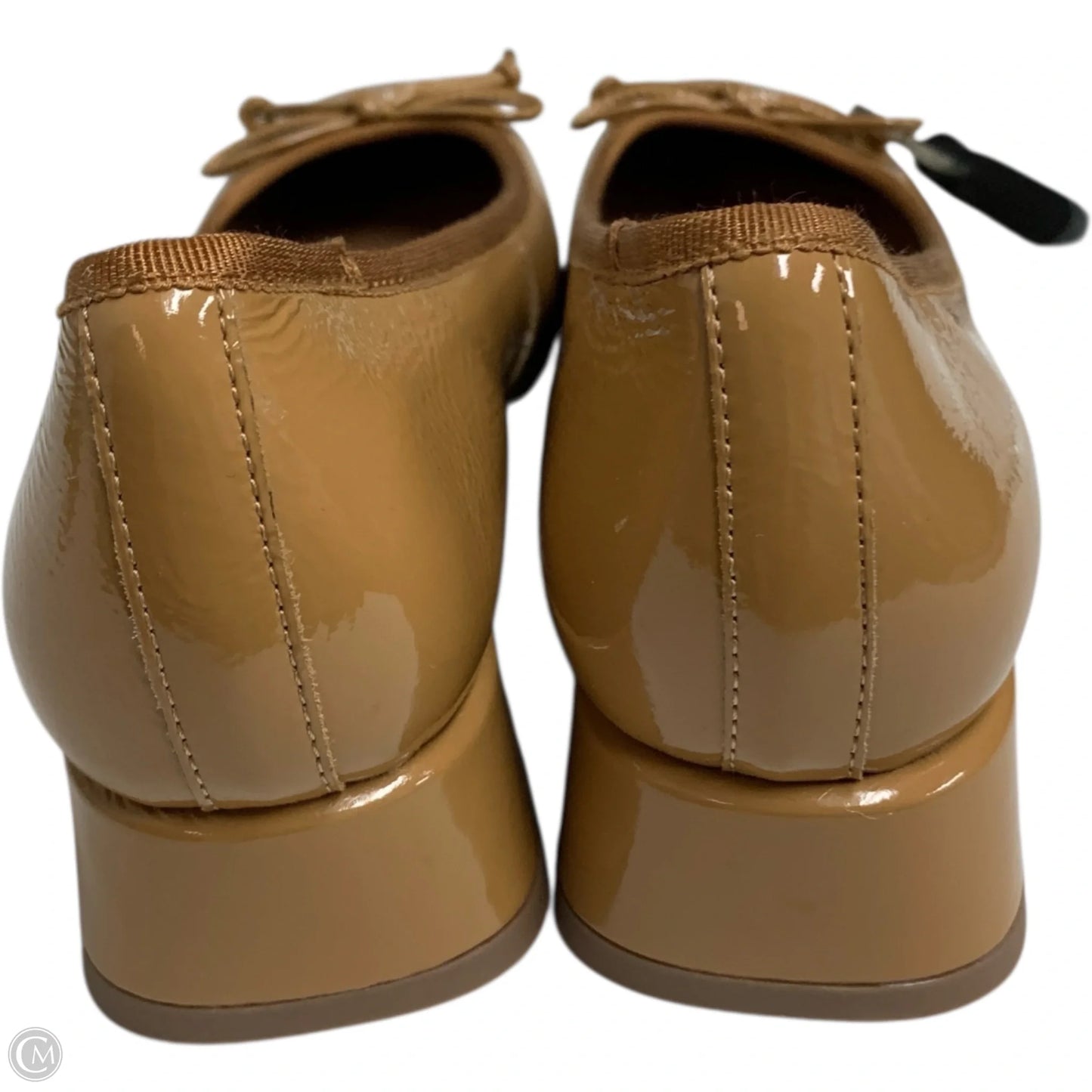 Shoes Heels Block By Clothes Mentor In Tan, Size: 7.5