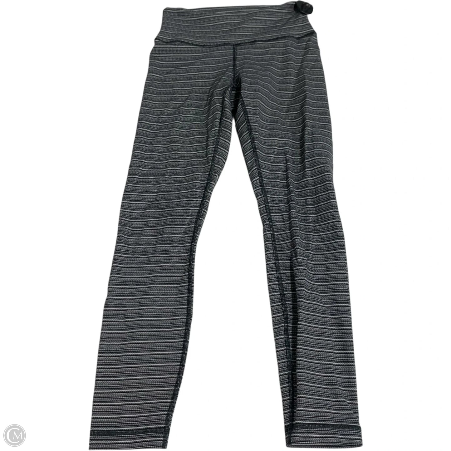 Athletic Leggings By Lululemon In Black & White, Size: S