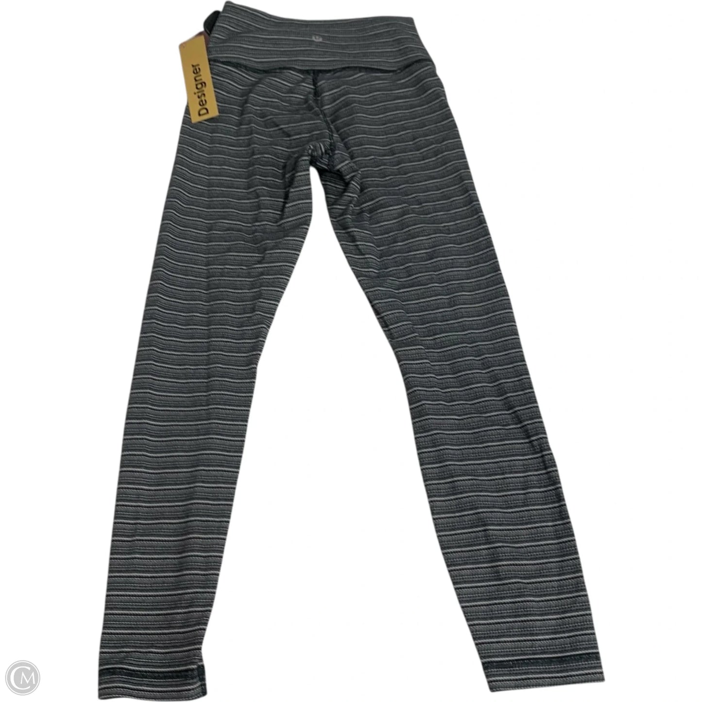 Athletic Leggings By Lululemon In Black & White, Size: S