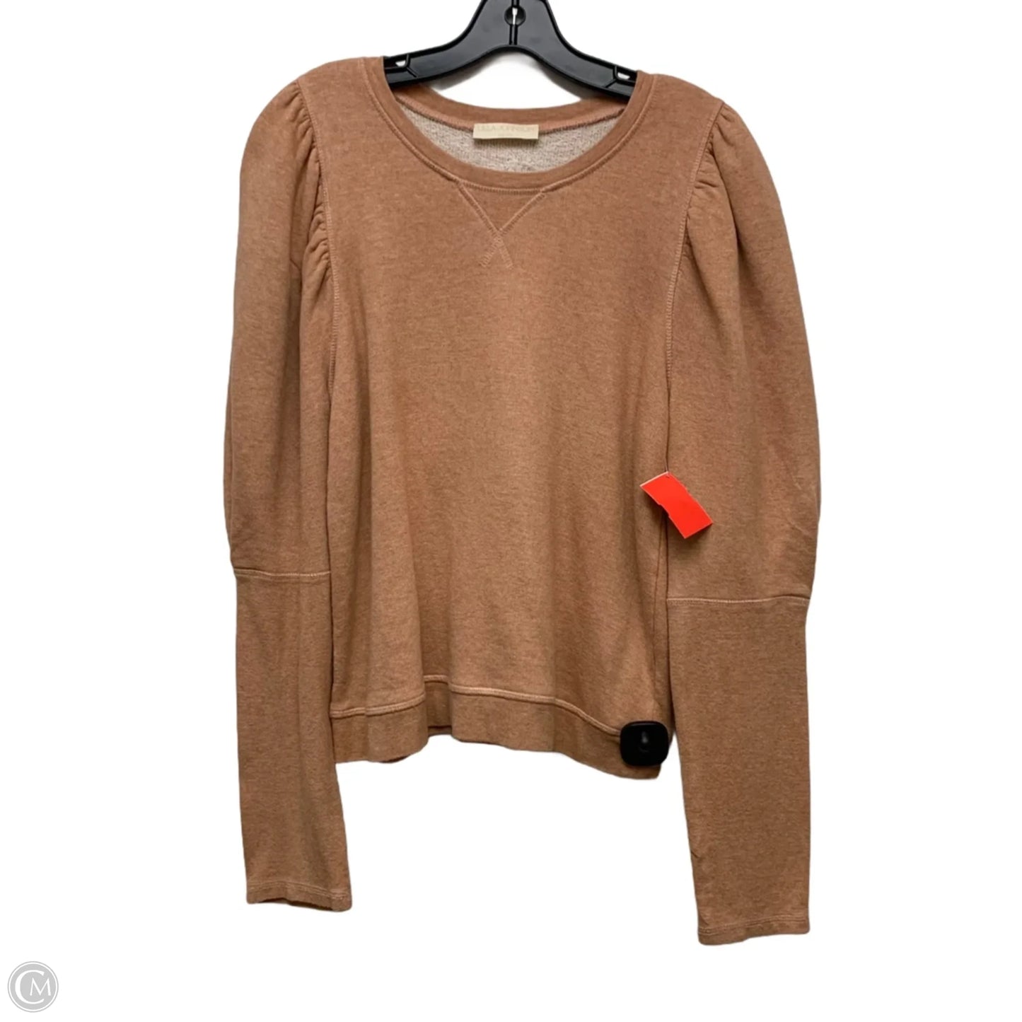 Sweatshirt Crewneck By Ulla Johnson In Tan, Size: L