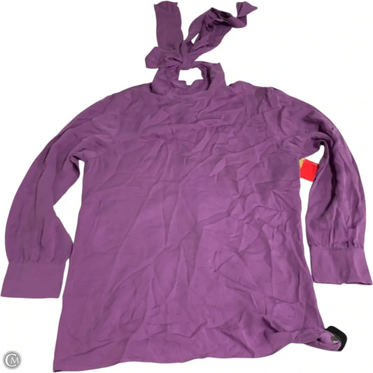 Blouse Luxury Designer By Gucci In Purple, Size: L