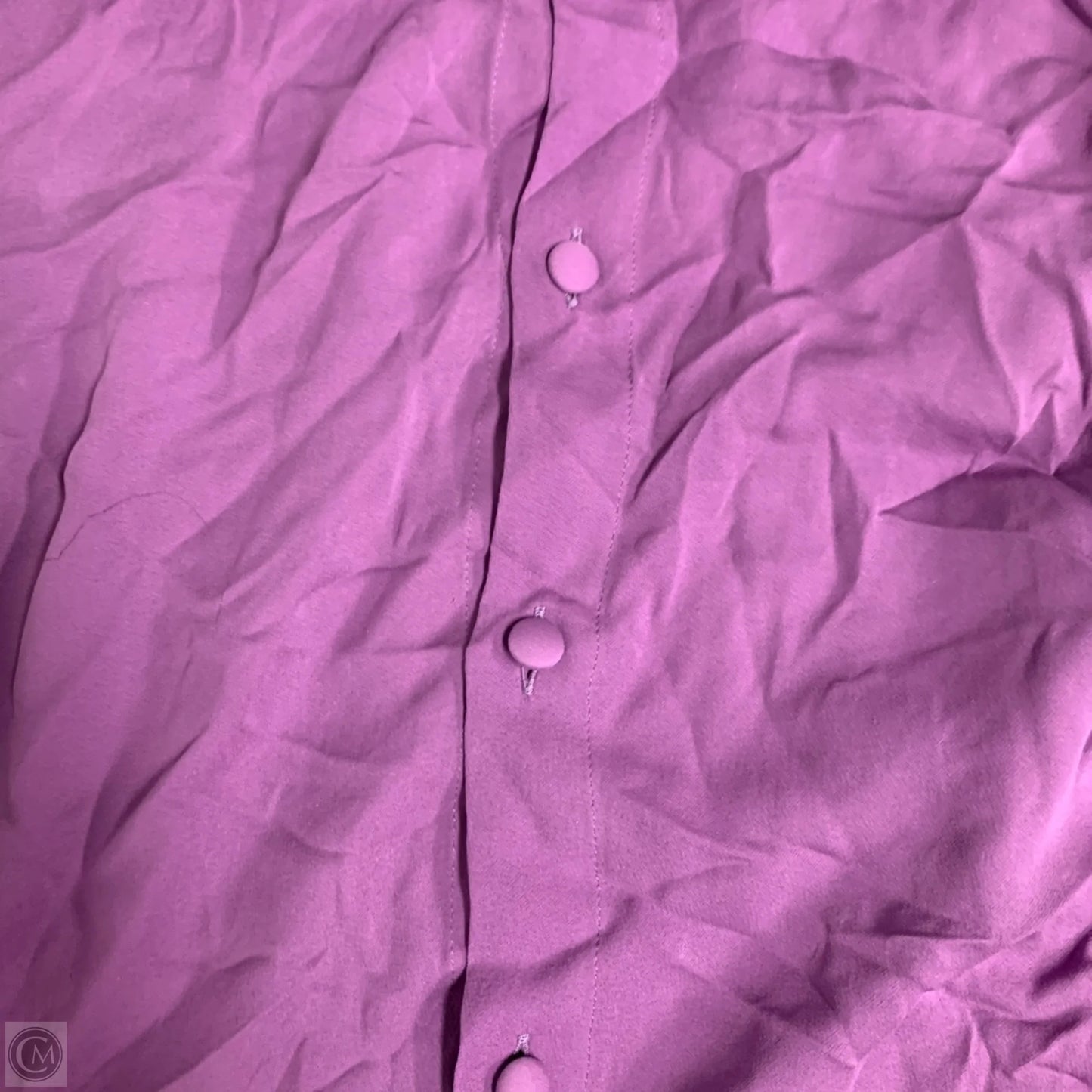 Blouse Luxury Designer By Gucci In Purple, Size: L