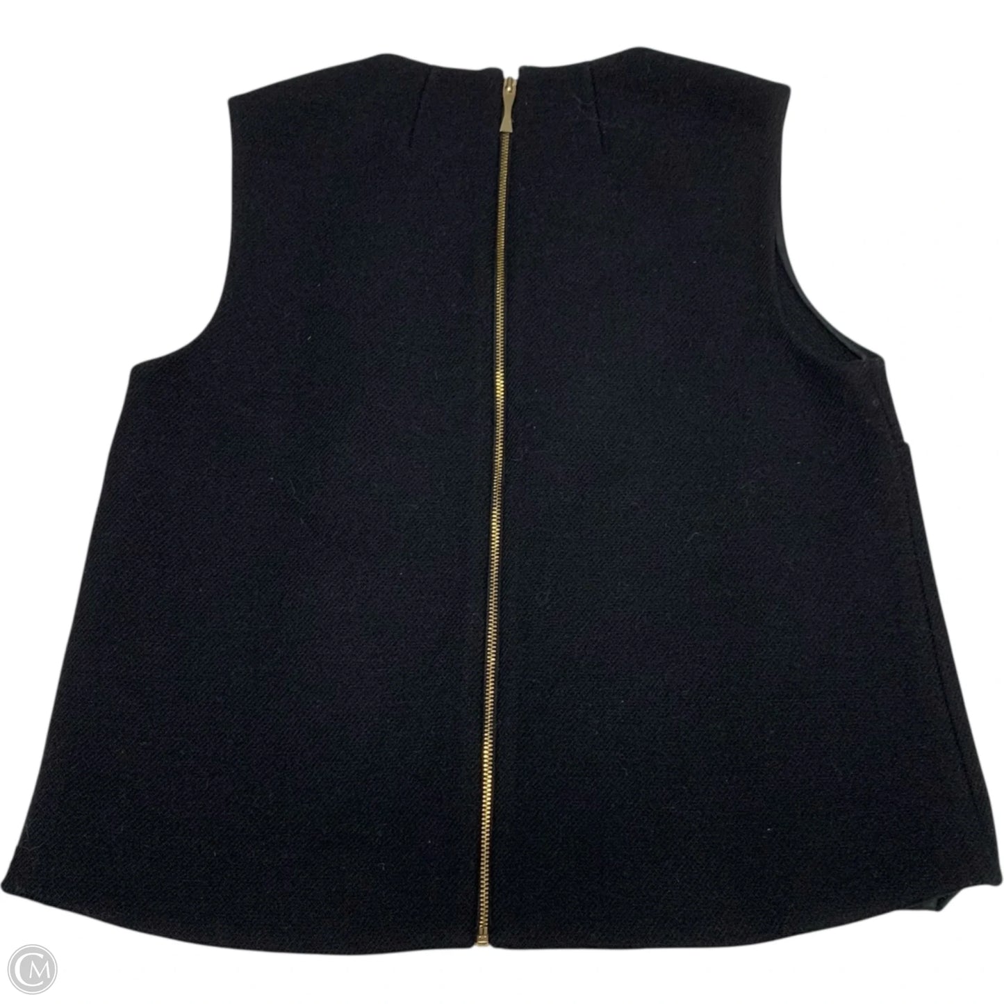Top Sleeveless Designer By Kate Spade In Black, Size: Xs