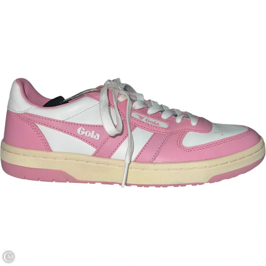 Shoes Sneakers By Gola In Pink & White, Size: 7