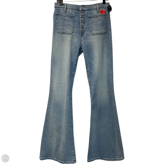 Jeans Flared By Black Orchid In Blue Denim, Size: 10