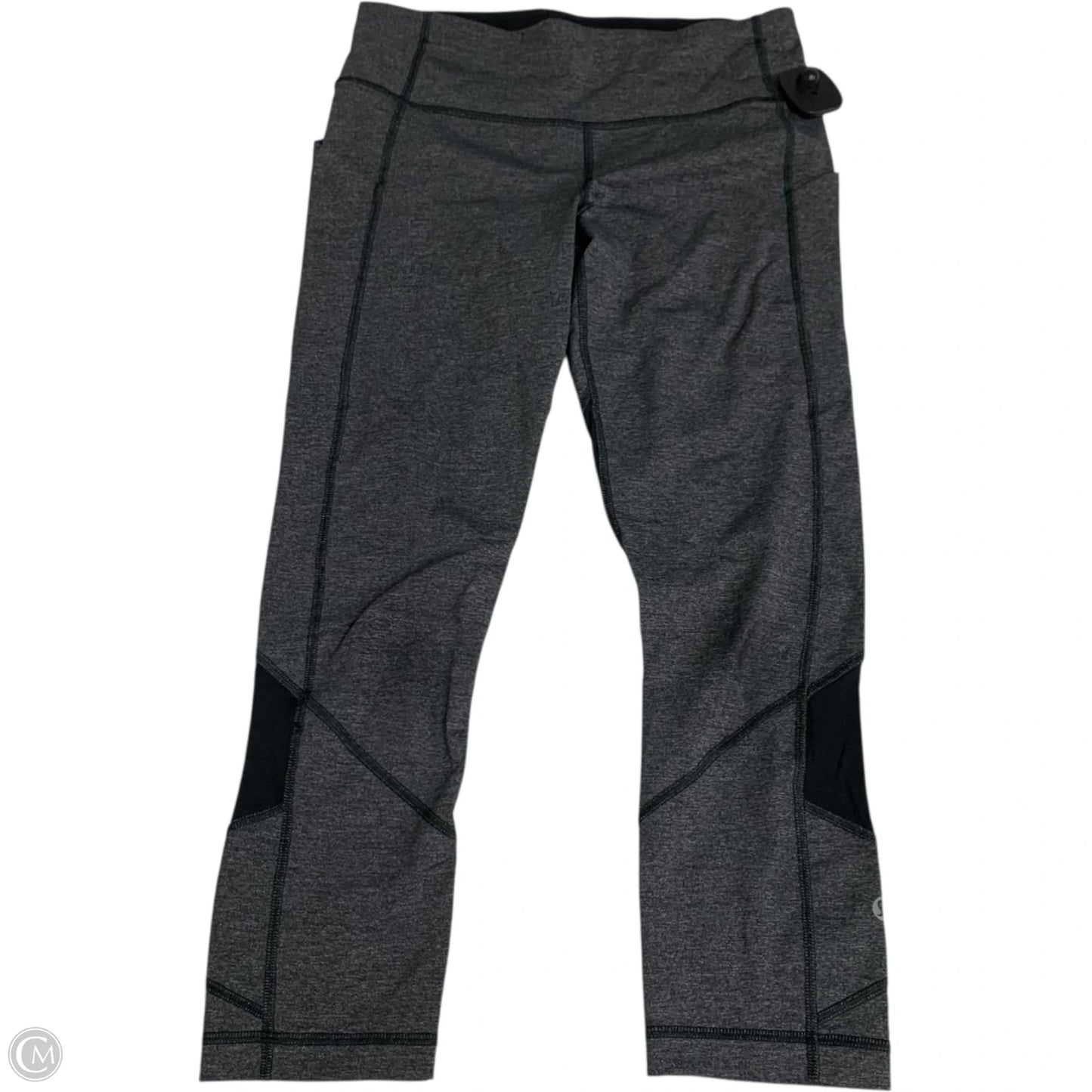 Athletic Leggings Capris By Lululemon In Grey, Size: S