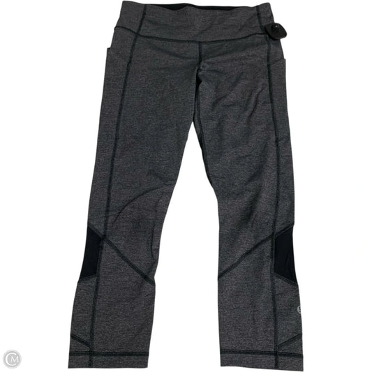 Athletic Leggings Capris By Lululemon In Grey, Size: S
