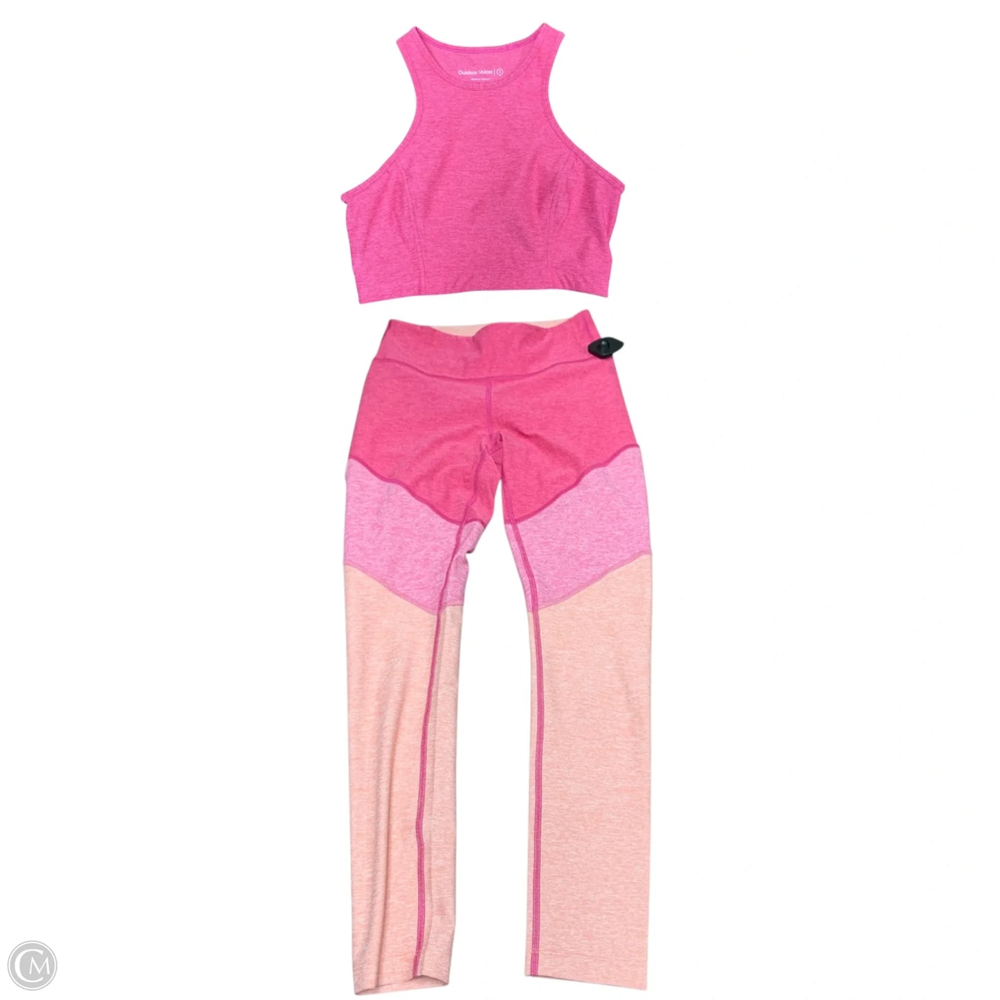 Athletic Pants 2pc By Outdoor Voices In Pink, Size: S