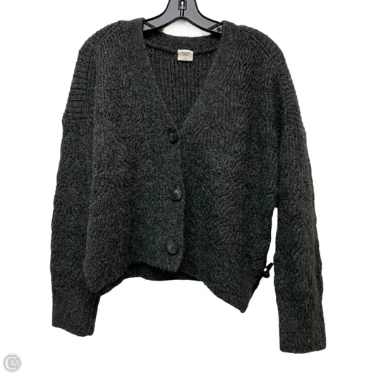 Sweater Cardigan By Abercrombie And Fitch In Grey, Size: L