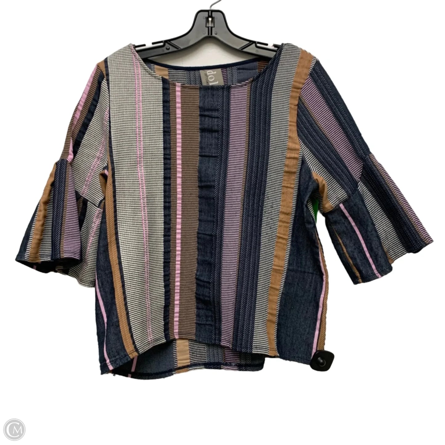 Top Short Sleeve By Dolan Left Coast In Multi-colored, Size: M