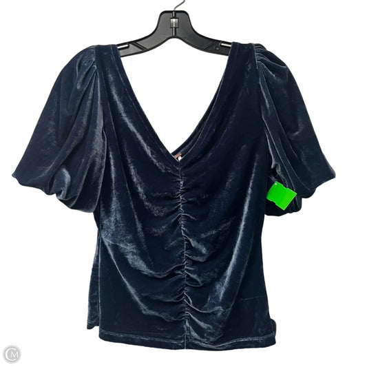 Top Short Sleeve By Free People In Blue, Size: M