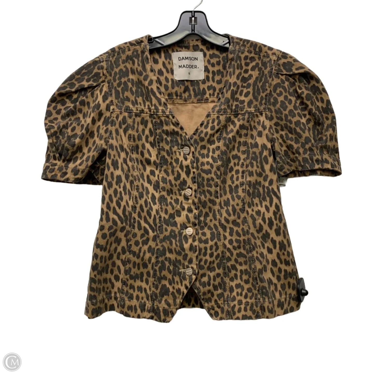 Jacket Denim By Damson Madder In Animal Print, Size: Xl