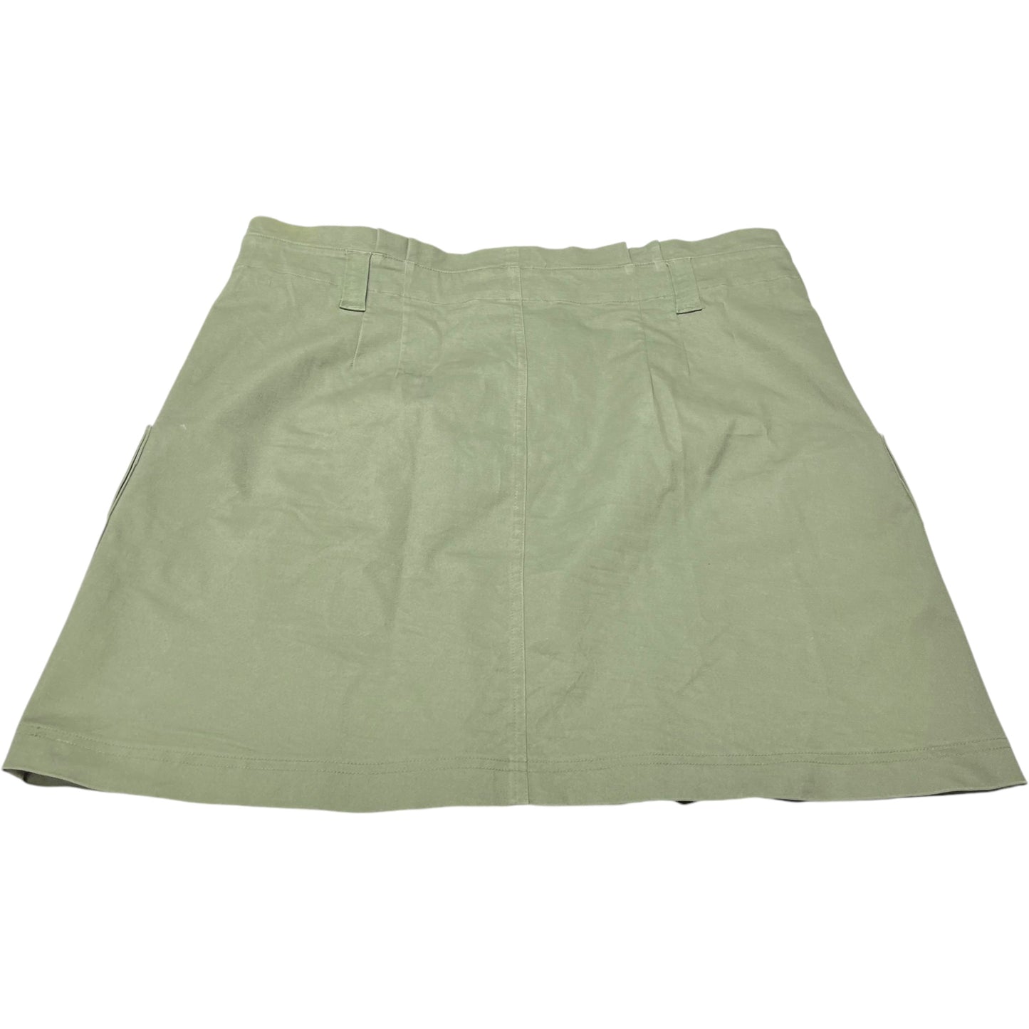 Skirt Mini & Short By Loft In Green, Size: Xl