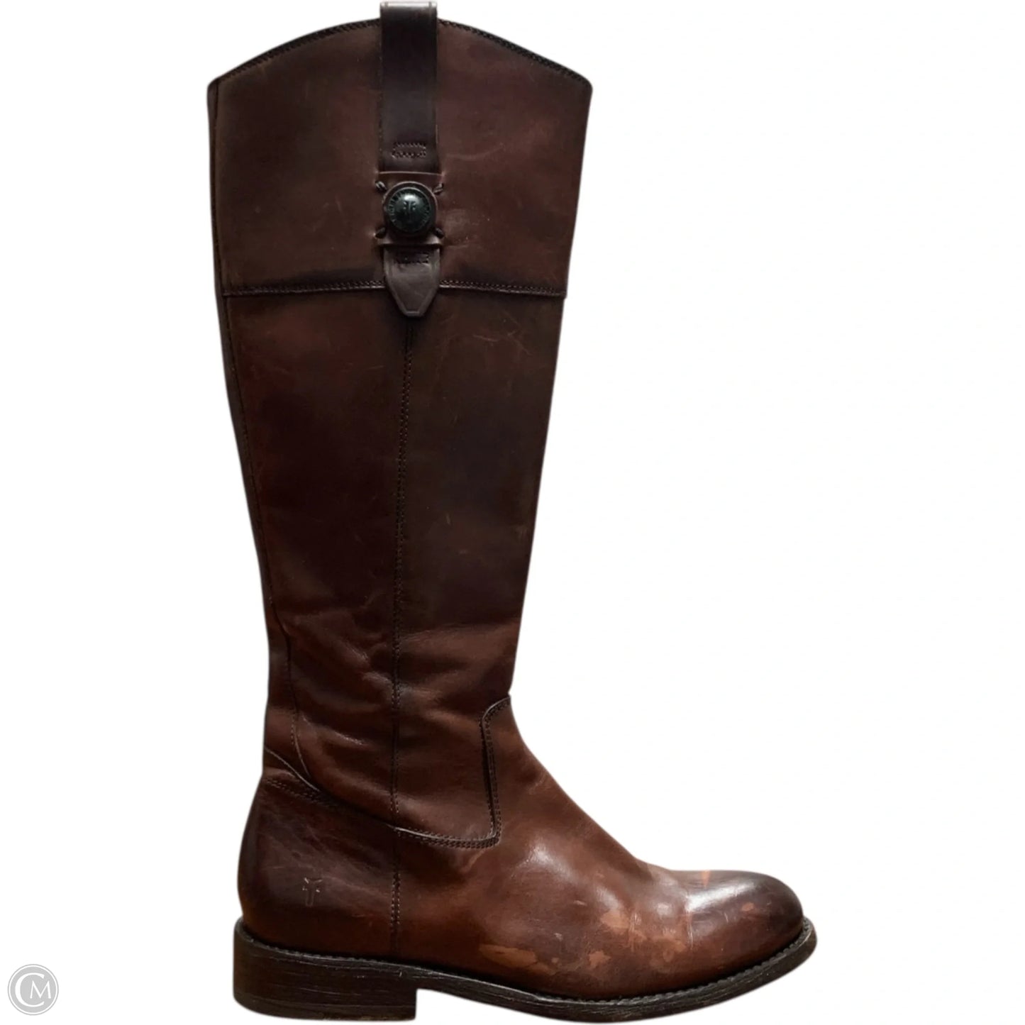 Boots Designer By Frye In Brown, Size: 7.5