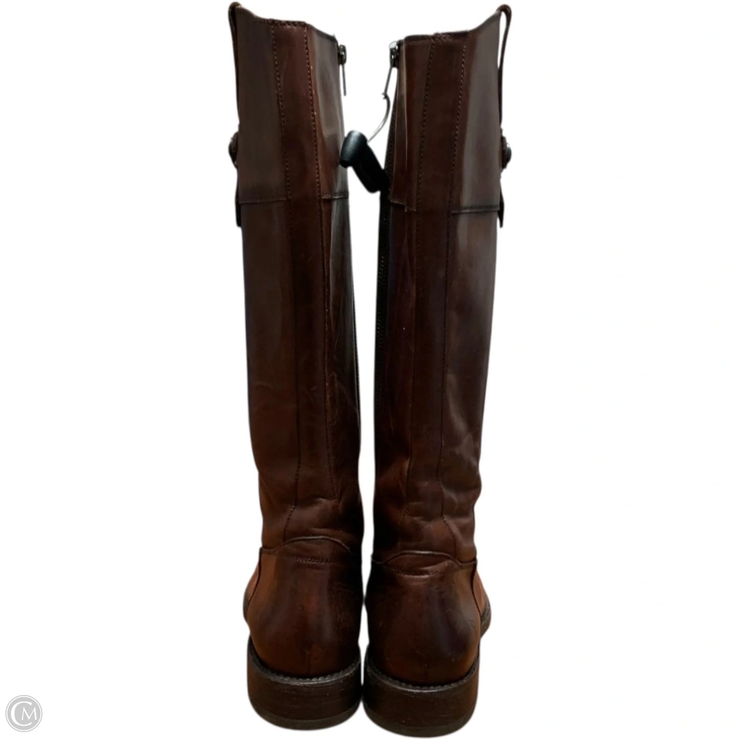 Boots Designer By Frye In Brown, Size: 7.5