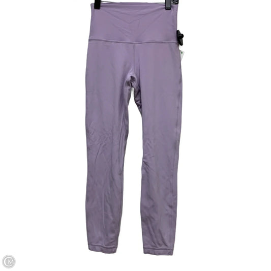 Athletic Leggings By Lululemon In Purple, Size: S