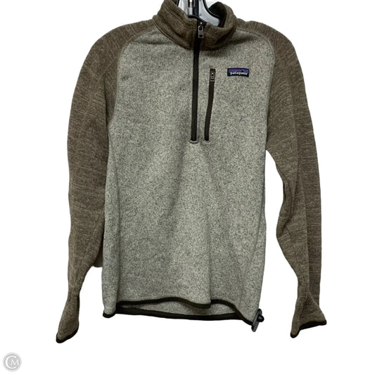 Sweatshirt Collar By Patagonia In Brown, Size: S