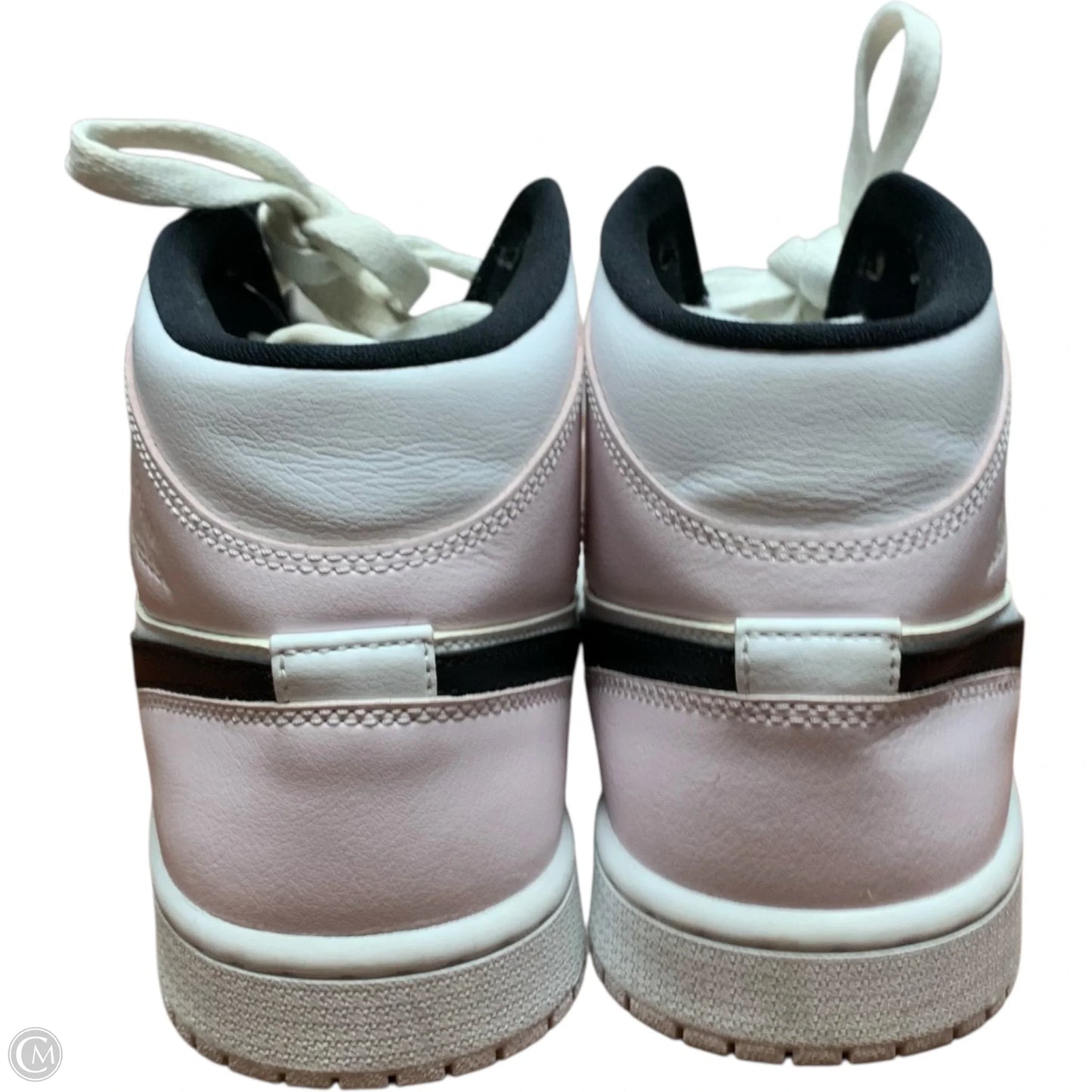 Shoes Luxury Designer By Jordan In Pink & White, Size: 9