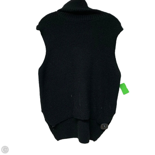 Vest Sweater By Double Zero In Black, Size: S