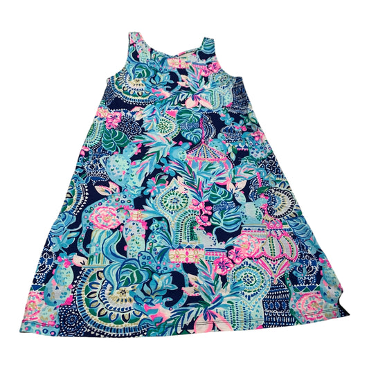 Dress Designer By Lilly Pulitzer In Blue & Pink, Size: Xxs