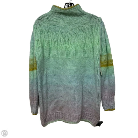 Sweater By Anthropologie In Green & Purple, Size: Xsp