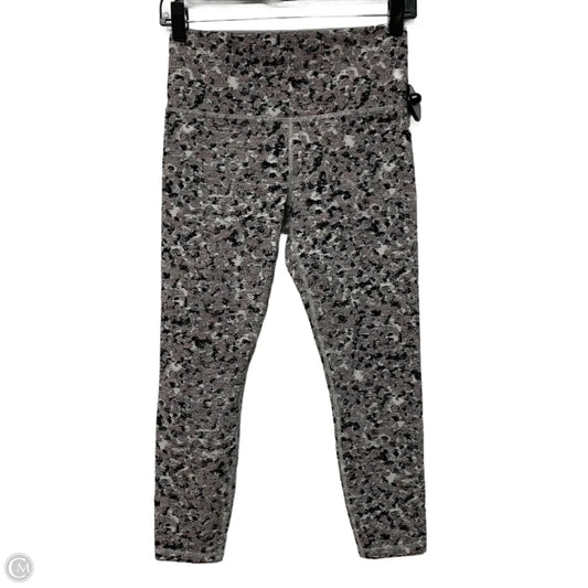 Athletic Leggings By Athleta In Black & Grey, Size: S