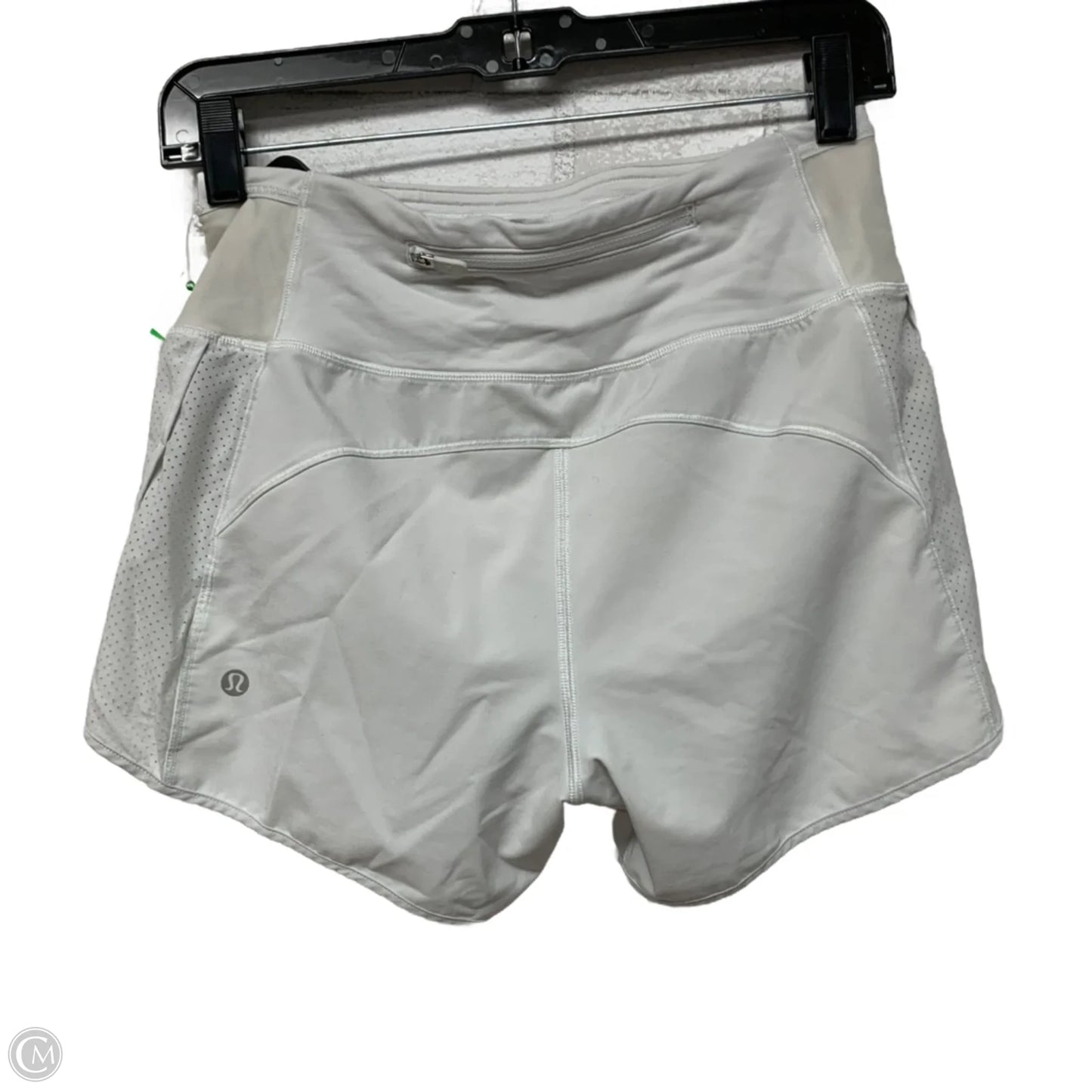 Athletic Shorts By Lululemon In White, Size: S