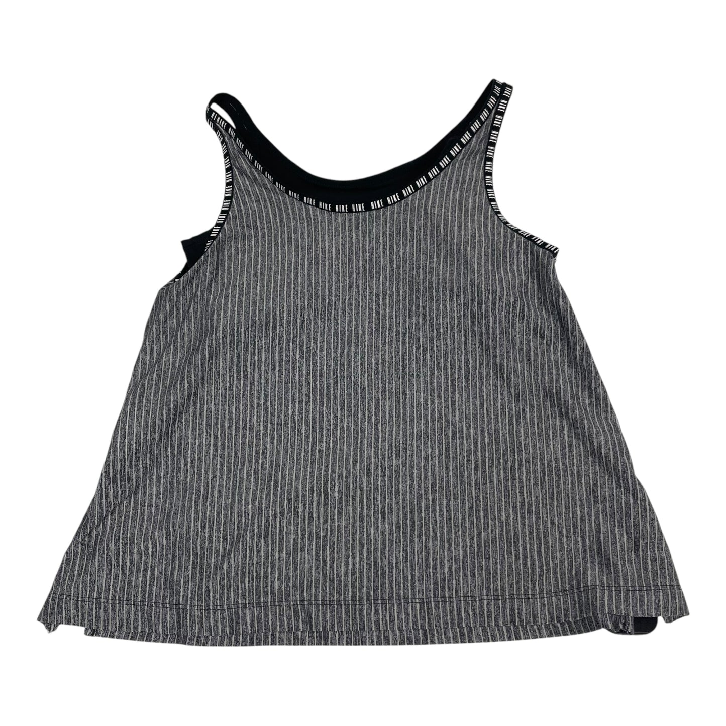 Athletic Tank Top By Nike Apparel In Grey, Size: M