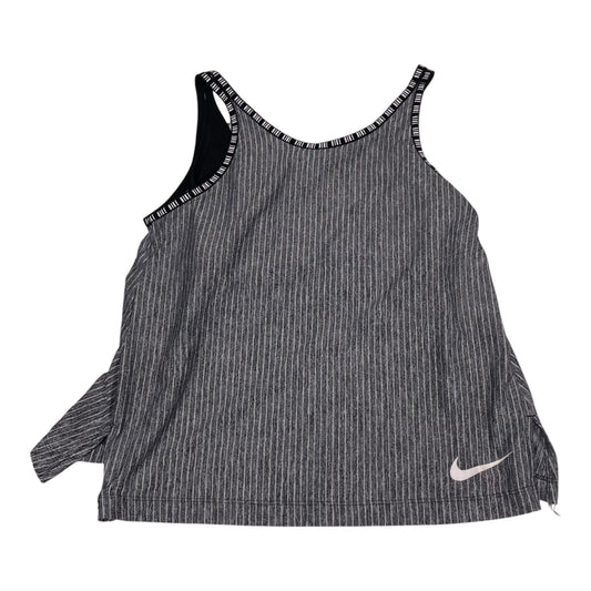 Athletic Tank Top By Nike Apparel In Grey, Size: M