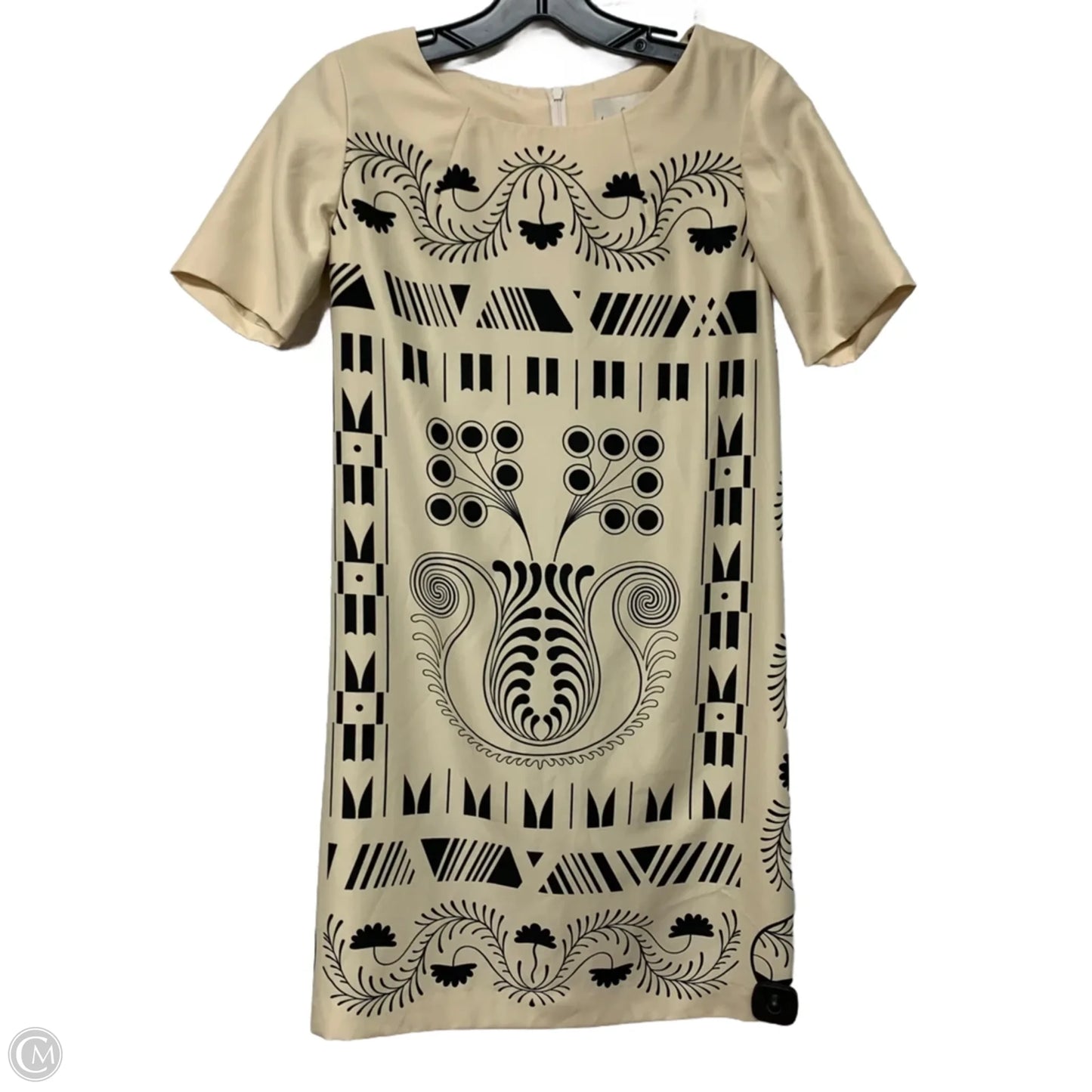 Dress Casual Short By Anthropologie In Cream, Size: Xxs