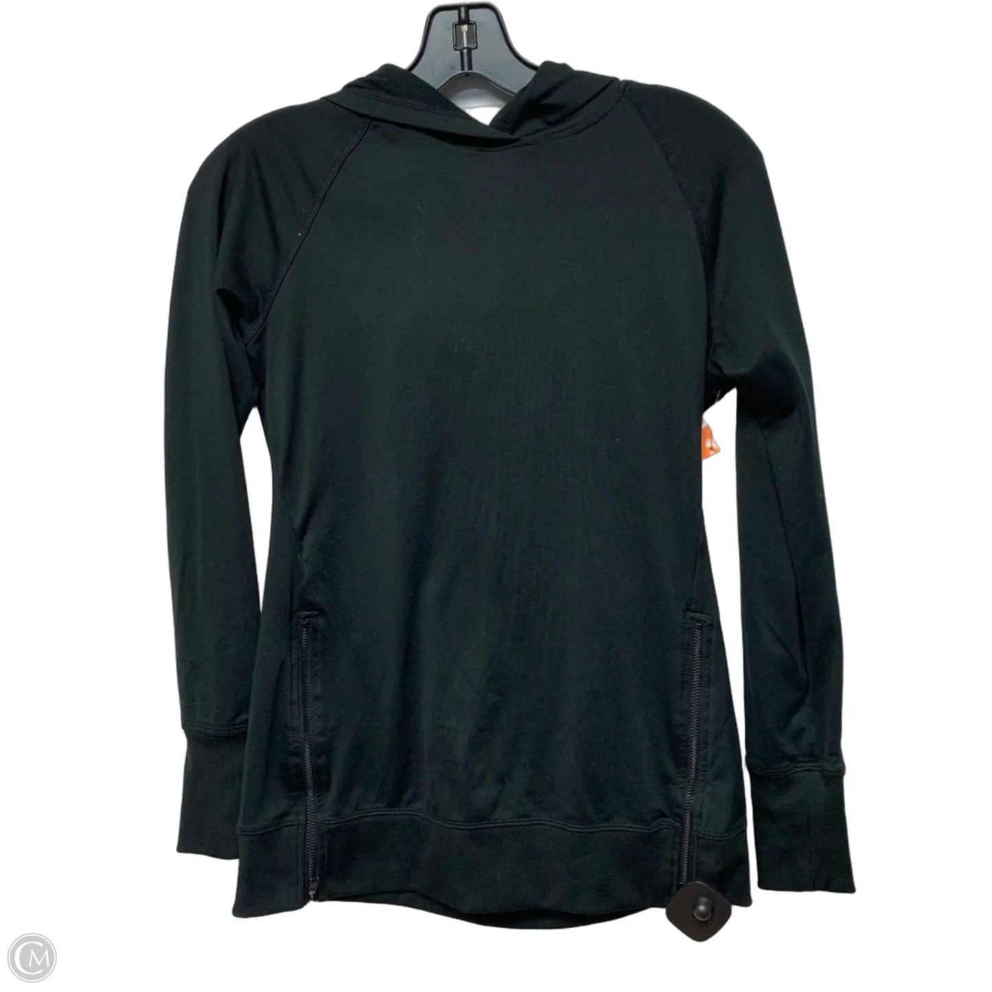 Athletic Sweatshirt Hoodie By Layer 8 In Black, Size: S