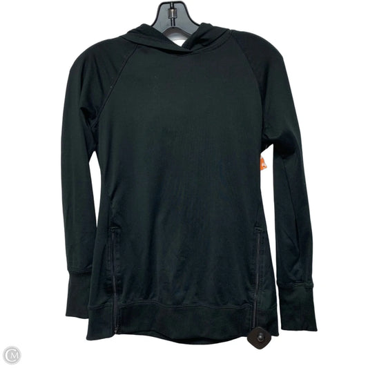 Athletic Sweatshirt Hoodie By Layer 8 In Black, Size: S