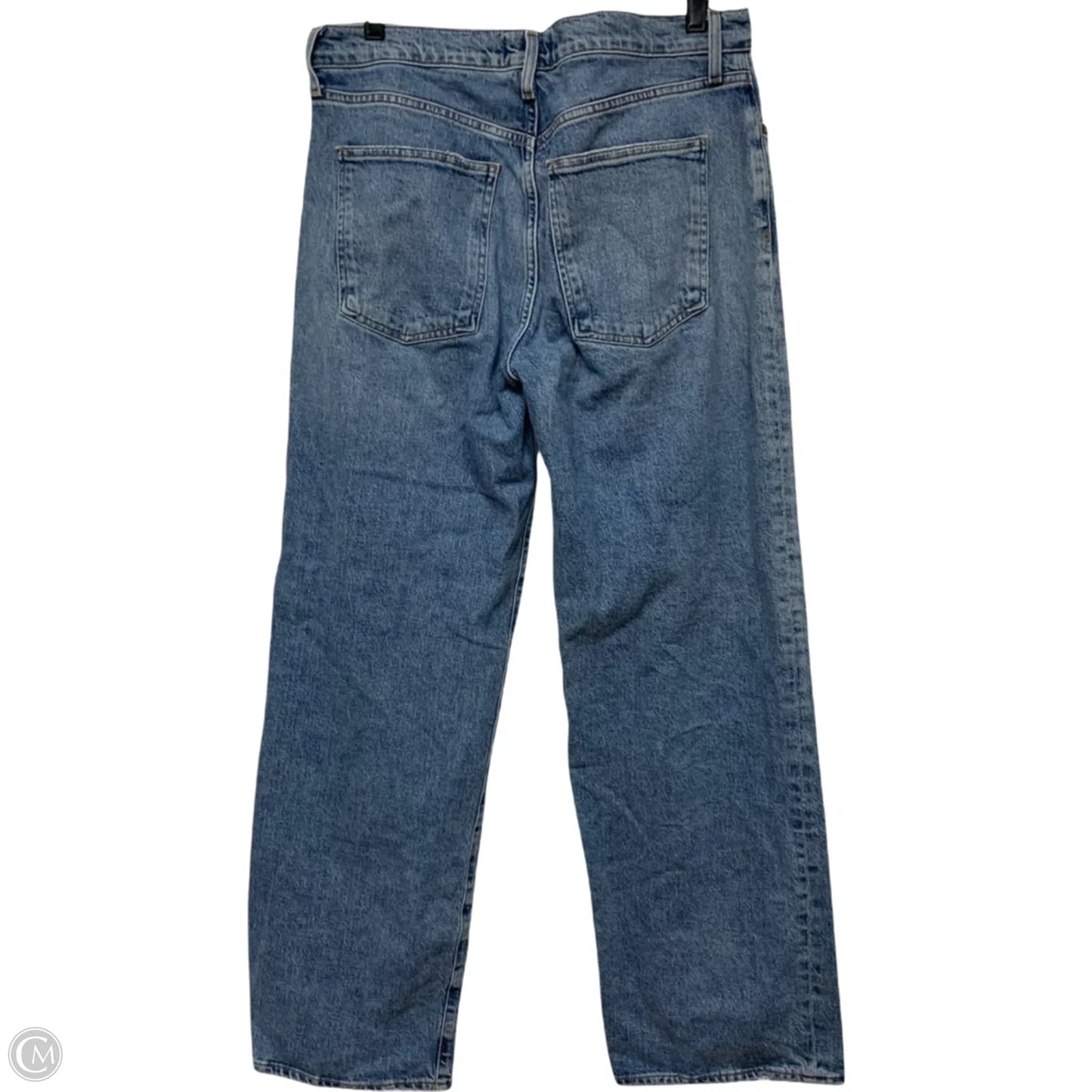 Jeans Wide Leg By Agolde In Blue Denim, Size: 10