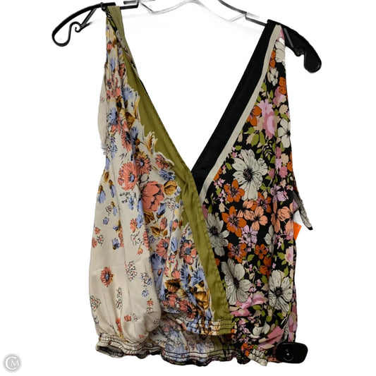 Blouse Sleeveless By Free People In Multi-colored, Size: S