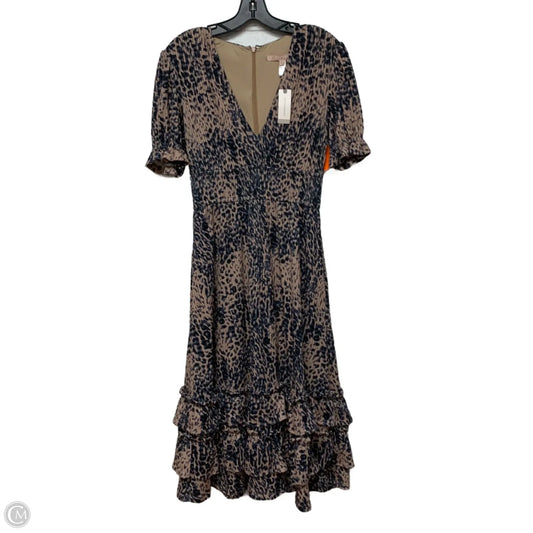 Dress Casual Midi By Hutch In Animal Print, Size: S