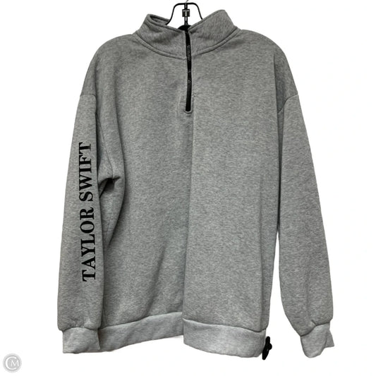 Sweatshirt Collar By Taylor Swift In Grey, Size: 2x