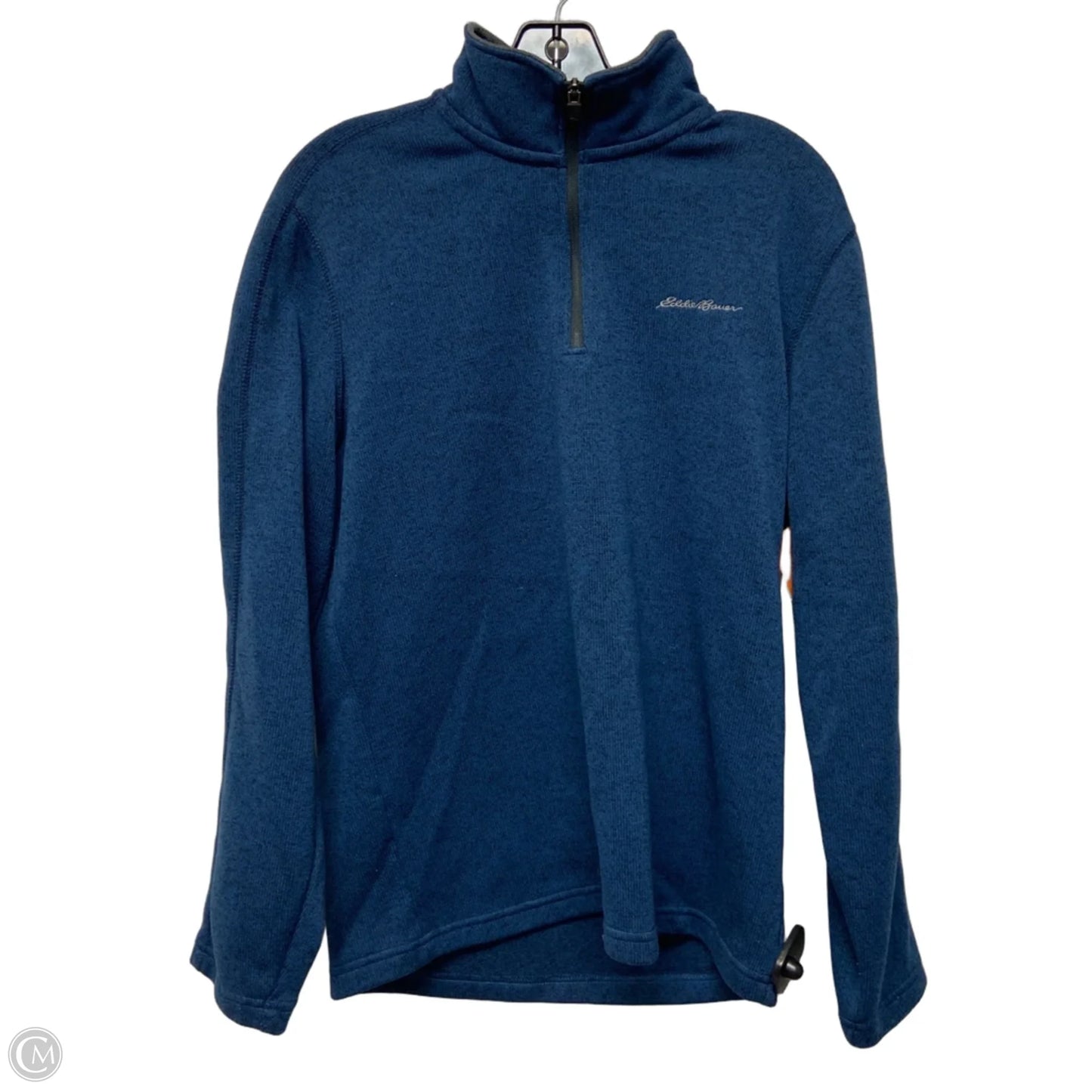 Sweatshirt Collar By Eddie Bauer In Blue, Size: M