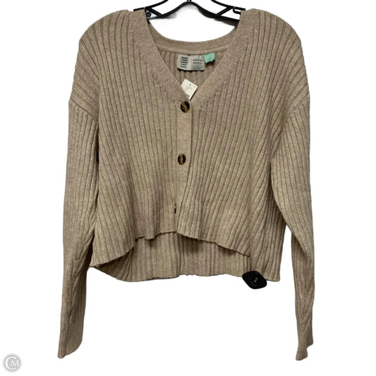 Sweater Cardigan By Saturday/sunday In Cream, Size: Xs