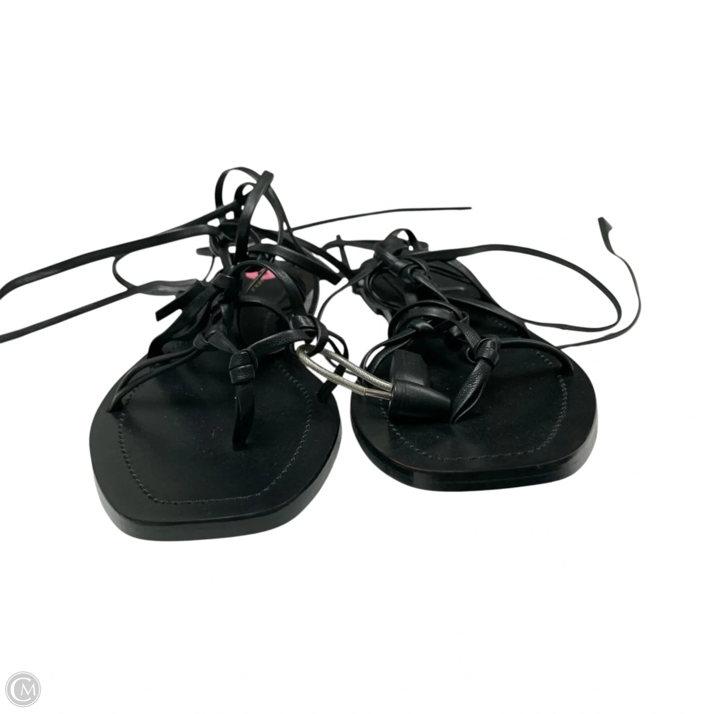Sandals Flats By Pilcro In Black, Size: 9