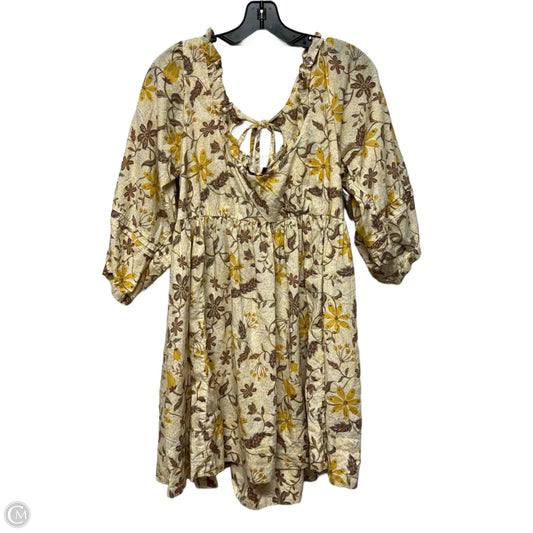 Dress Casual Short By Free People In Yellow, Size: L