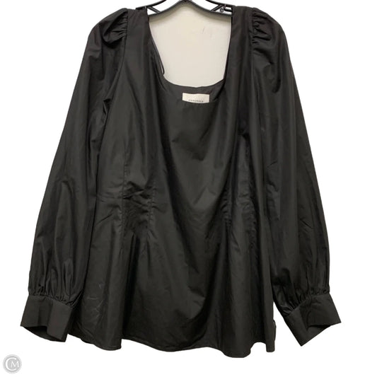 Top Long Sleeve By Pomander Place In Red, Size: 2x