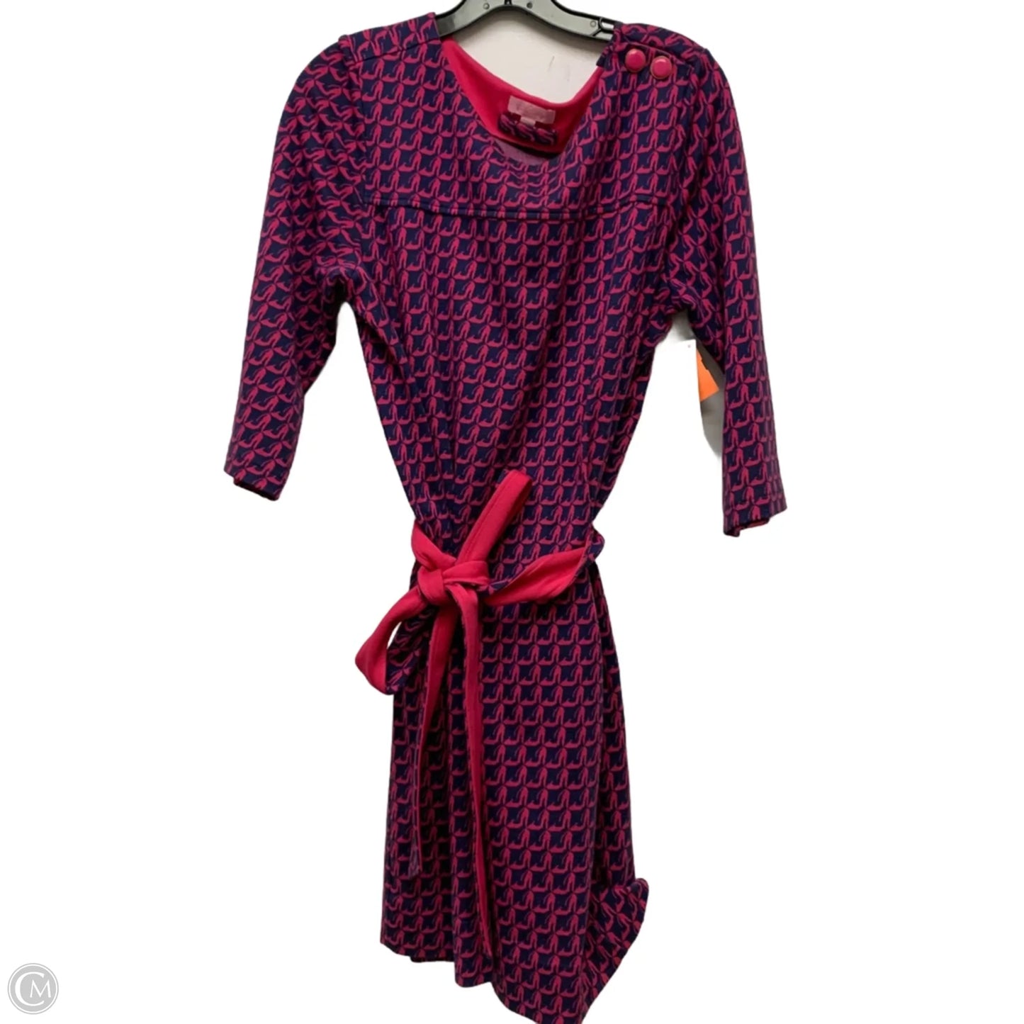 Dress Designer By Lilly Pulitzer In Blue & Pink, Size: Xl