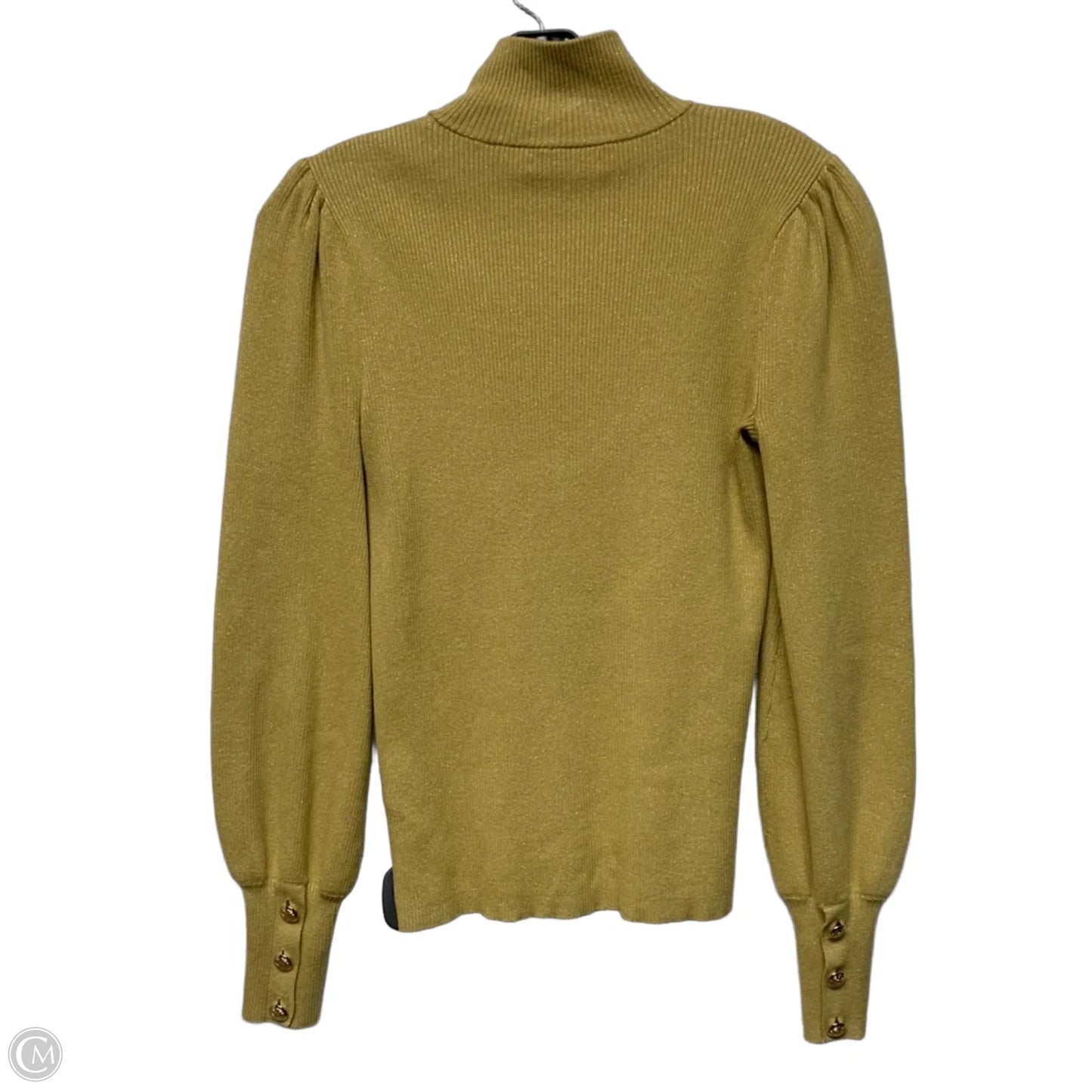 Top Long Sleeve By Lauren By Ralph Lauren In Yellow, Size: M