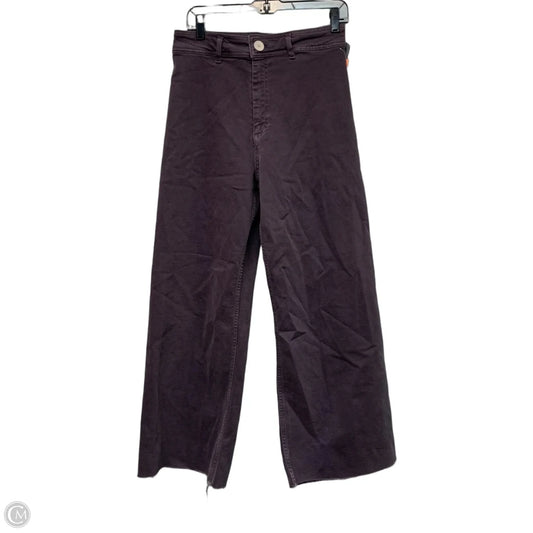 Jeans Wide Leg By Zara In Purple, Size: 8