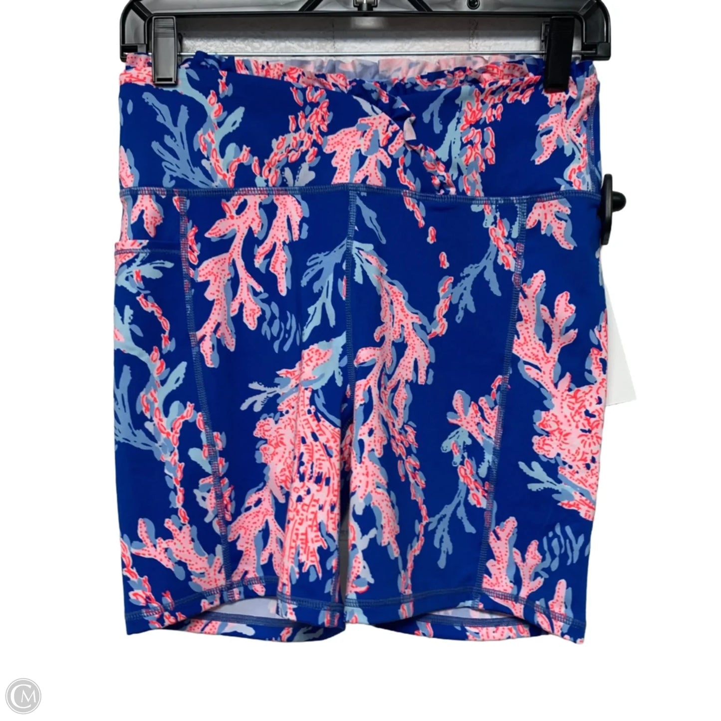 Shorts Designer By Lilly Pulitzer In Blue & Red, Size: M
