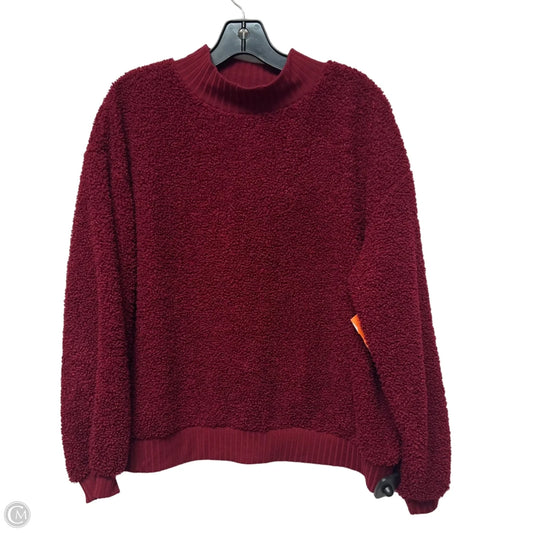 Sweatshirt Crewneck By Porridge In Red, Size: M