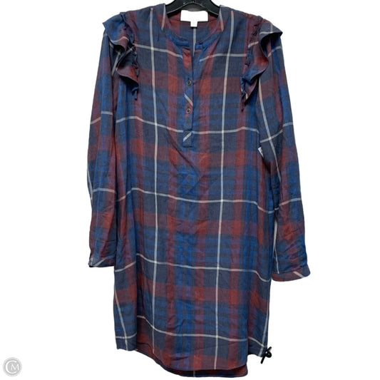 Dress Casual Short By Cloth & Stone In Plaid Pattern, Size: S