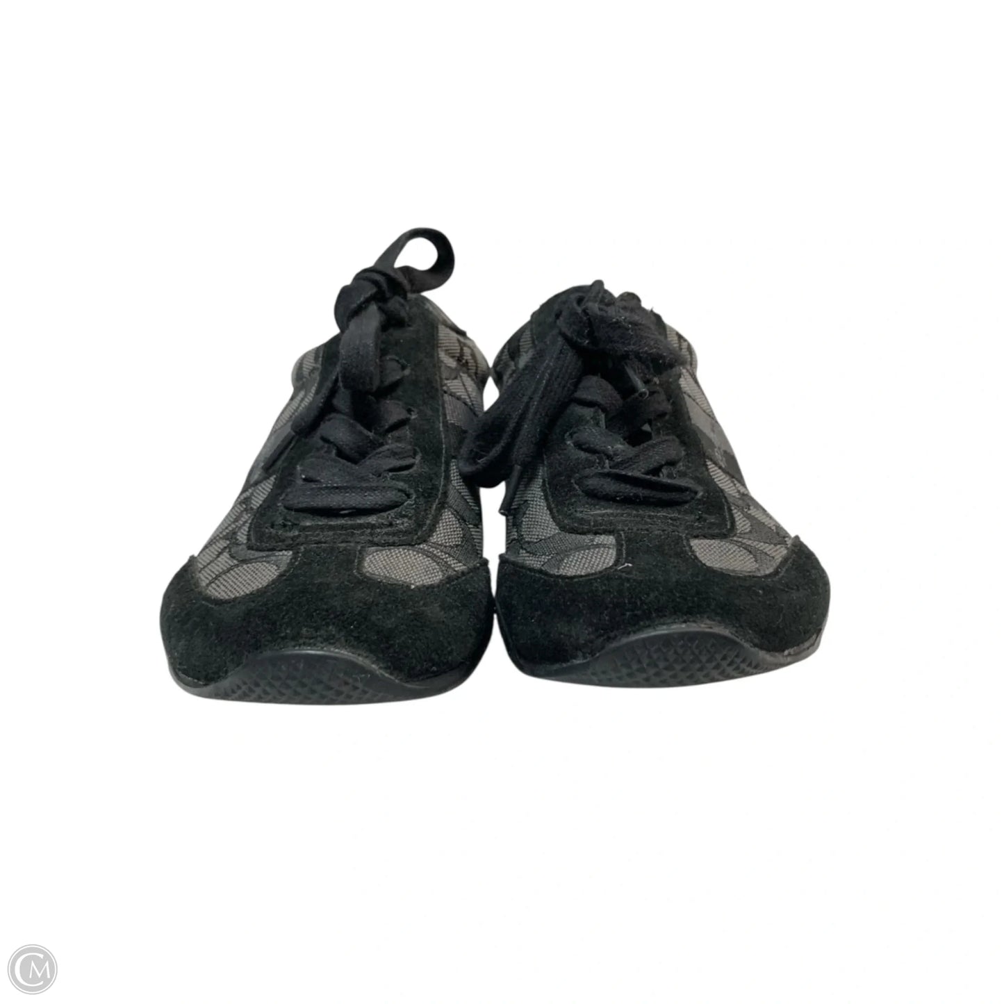 Shoes Designer By Coach In Black & Grey, Size: 6