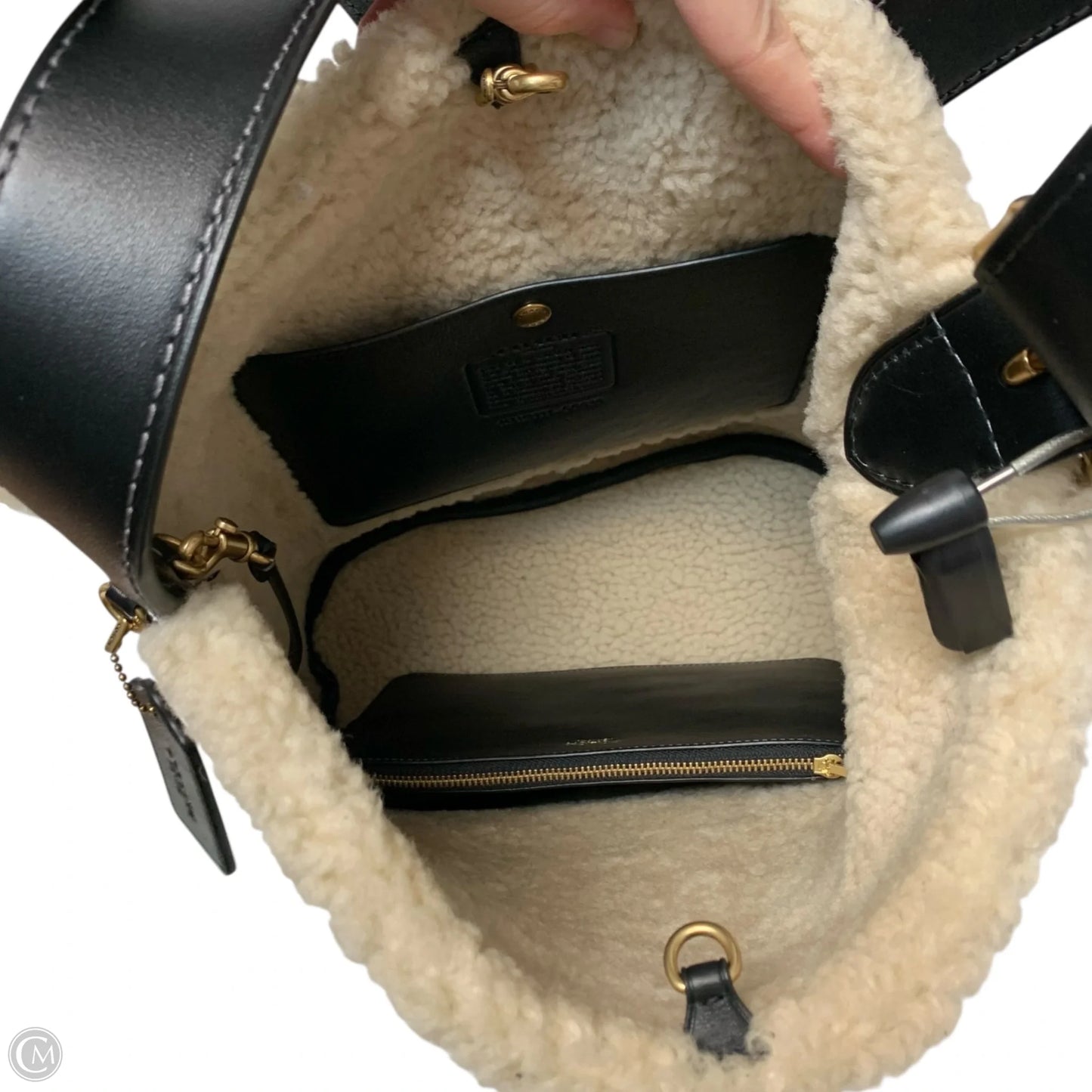 Tote Designer By Coach, Size: Medium